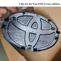 Black Toyota Emblem for Tacoma (2018-2019) Tundra(2018-2019) Land Cruiser (2019-2021)