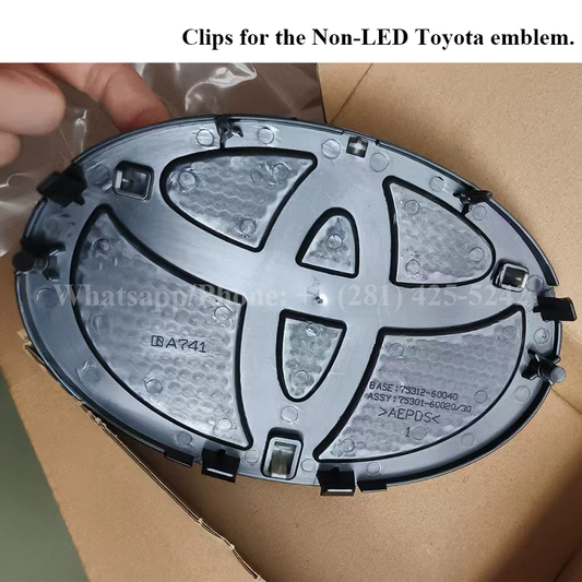 Black Toyota Emblem for Tacoma (2018-2019) Tundra(2018-2019) Land Cruiser (2019-2021)