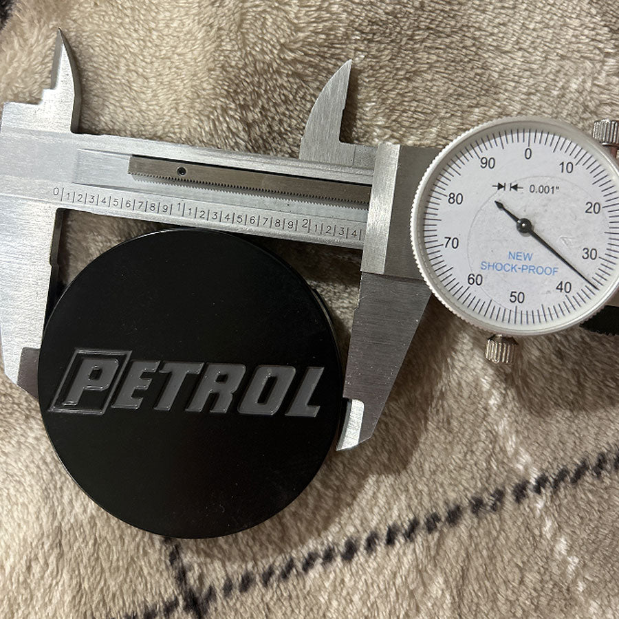 Custom 2.36" Floating Center Caps for Petrol Wheels