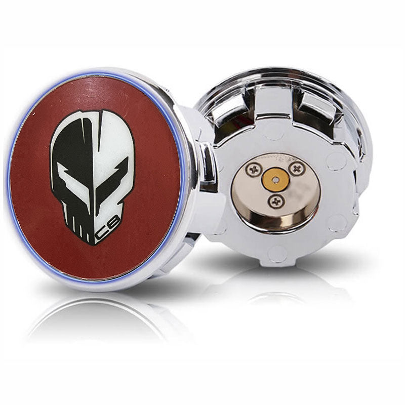 Custom Floating Center Caps for C8 Corvette Original Rims (4Pcs)