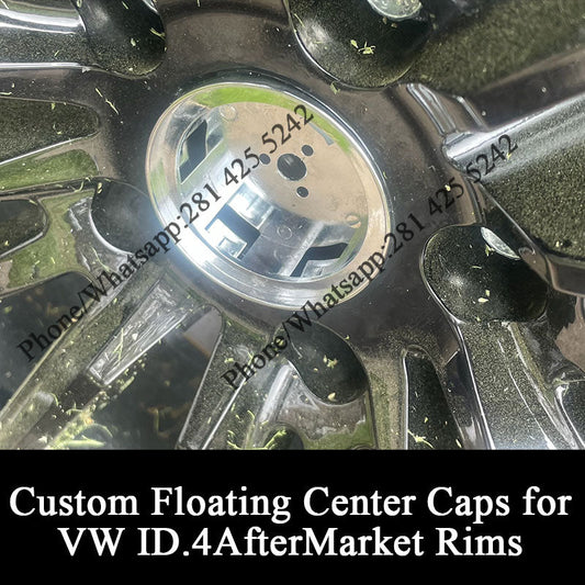 Custom Floating Center Caps for VW ID.4 AfterMarket Rims (4Pcs)