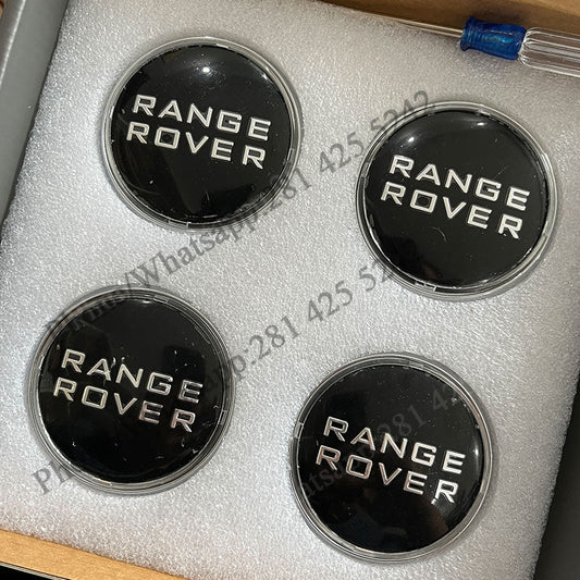 Custom Range Rover Floating Center Caps 62mm for Original Rims