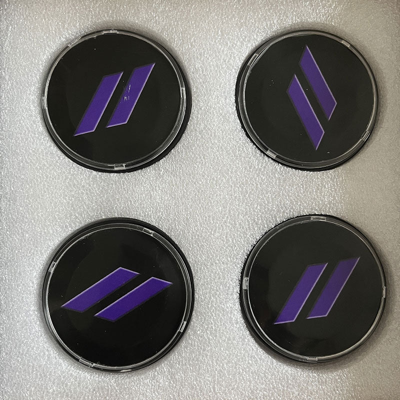 Custom // Stripe Floating Center Caps for Dodge Series Cars