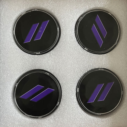 Custom // Stripe Floating Center Caps for Dodge Series Cars