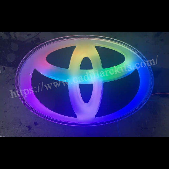 Dynamic Light up Toyota 4Runner Emblem (2010-2023) White Led Light or RGB Style