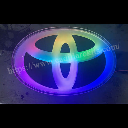 Dynamic Light up Toyota 4Runner Emblem (2010-2023) White Led Light or RGB Style