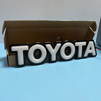 2nd Generation Dynamic Toyota Led Letters (355*75mm)