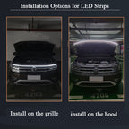 Dynamic LED Strips for Hood Edge or Grille