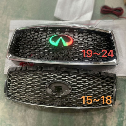 Multi-Color RGB Style Infiniti QX80 Led Emblem (2015–2024)