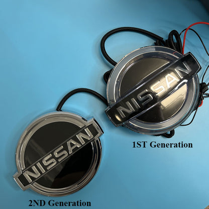 Dynamic Nissan Light up Emblem (Two Generations)
