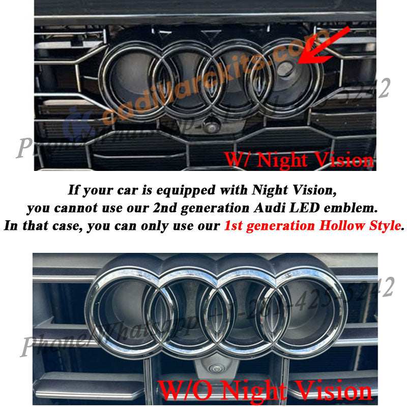 1ST Gene Dynamic Audi Led Emblem