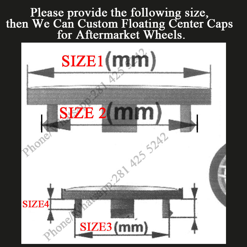 How to custom the Buick Floating Center Caps