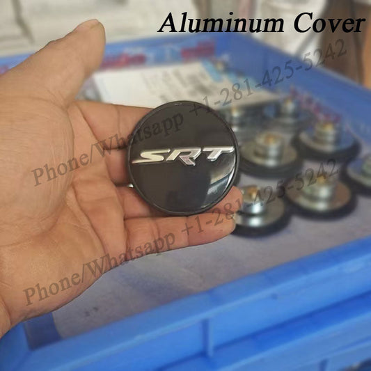 Custom SRT Floating Center Caps for Dodge Challenger/Charger/Durango/Grand Caravan/ Hornet