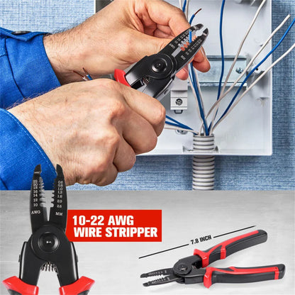 5 in 1 pliers with 5 Interchangeable Tool Heads