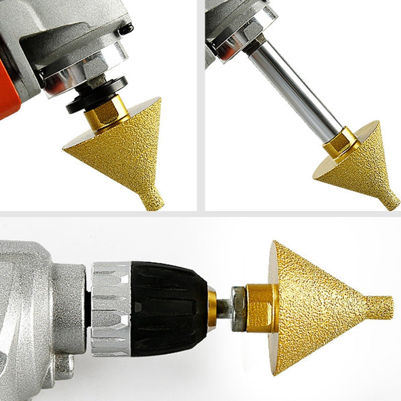 Diamond Beveling Chamfer Bit For Angle Grinders Punching Expanding Drill Bit