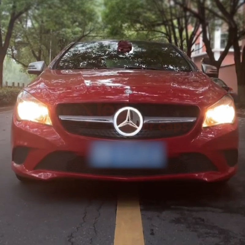 2nd Gen LED Illuminated Star Emblem for Mercedes GLC W253 Facelift (2020–2022) — Fits X253 SUV & C253 Coupé