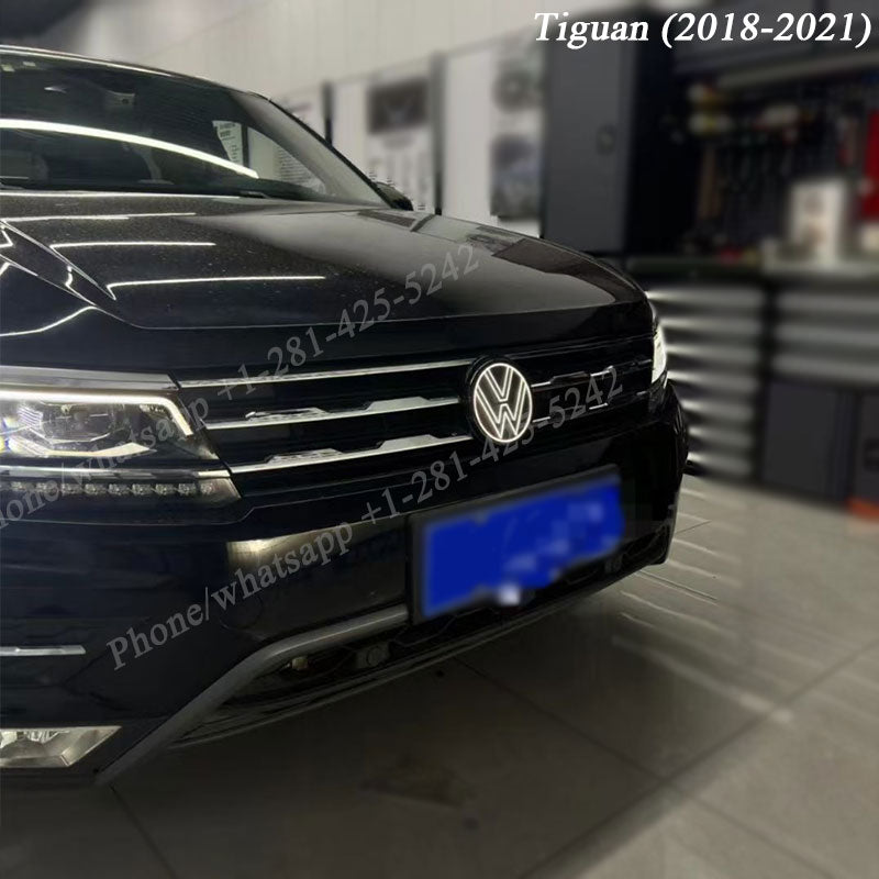 3rd Gene VW Light up Emblem for Tiguan (2018-2021) (Compatible with ACC/radar for Emergency Braking)