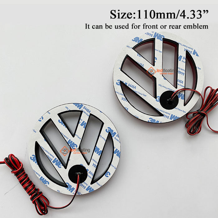 110mm Dynamic VW LED Emblem Light (Dual Fitment Front or Rear)