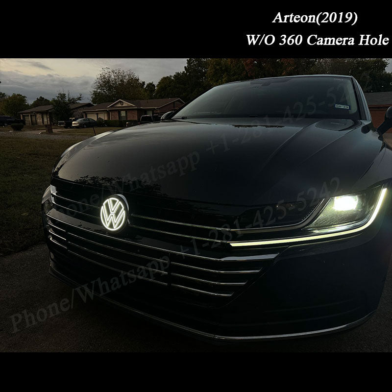 3rd Gene VW Light up Emblem for Arteon (2017-2020) (Compatible with ACC/radar for Emergency Braking)（复制）