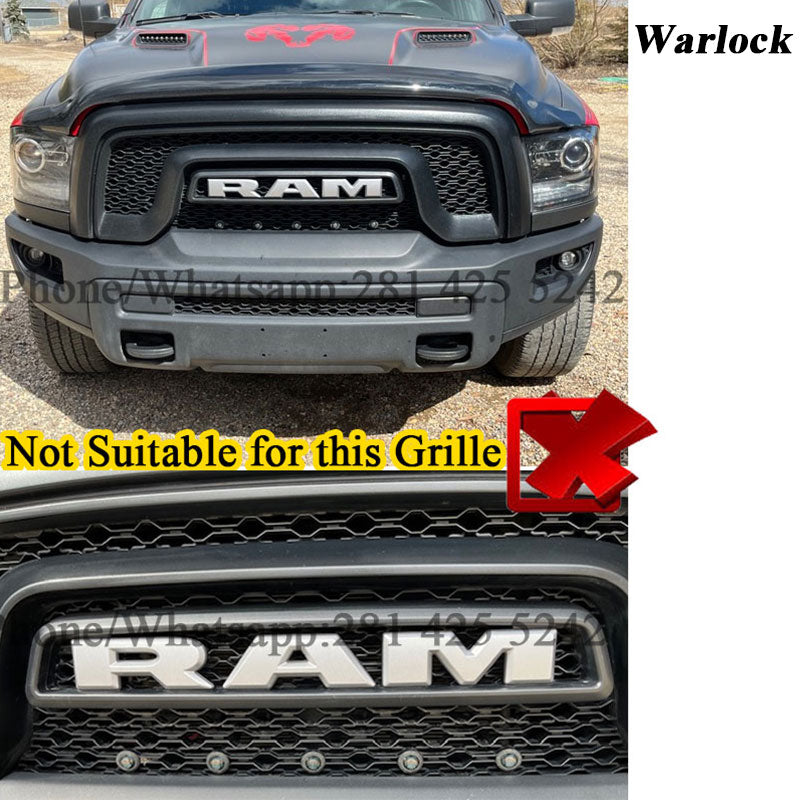 RGB Style Light up Ram Grill Letters Fit For Ram 1500 (2019-2024)