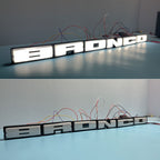 Dynamic Bronco White Light Up Grille Letters (2021-Present)