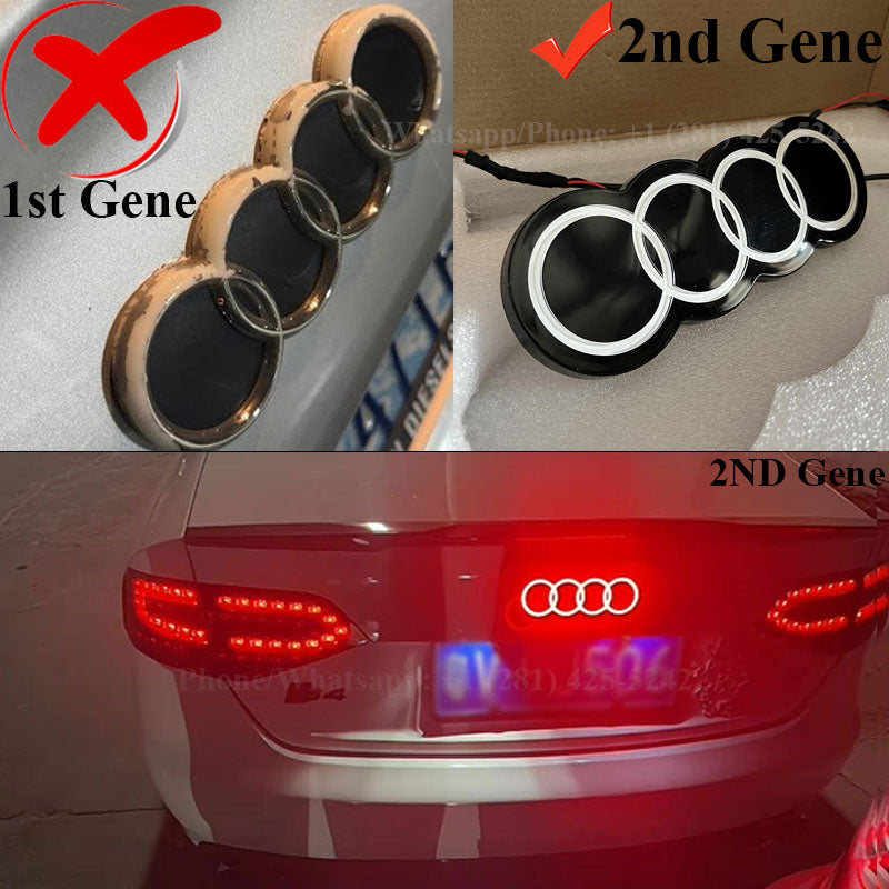 2nd Generation Audi Rear Red Led Emblem