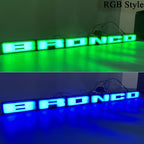 2nd Gene RGB Ford Bronco Illuminated Emblems (2021-Present)