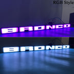 2nd Gene RGB Ford Bronco Illuminated Emblems (2021-Present)