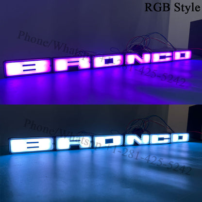 Dynamic Ford Bronco Illuminated Emblems (2021-UP)