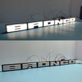 Dynamic Bronco White Light Up Grille Letters (2021-Present)