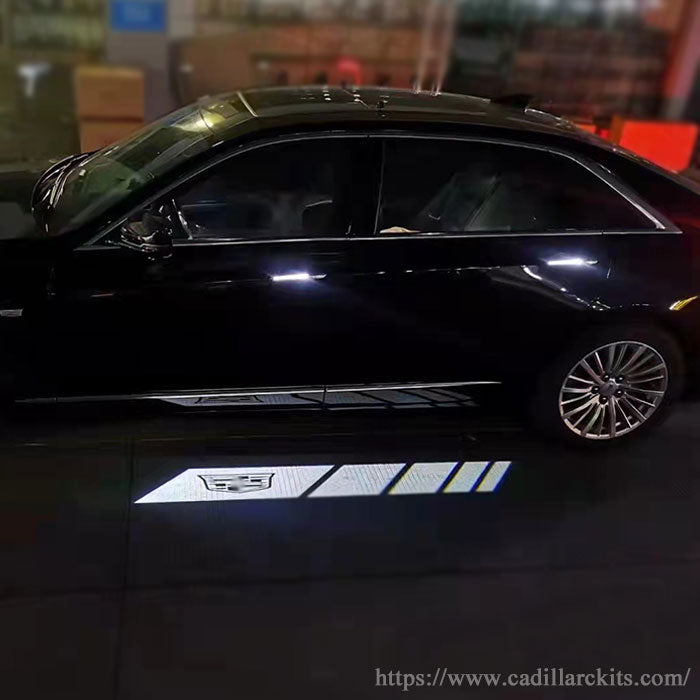 Cadillac Rear View Welcome Light Carpet