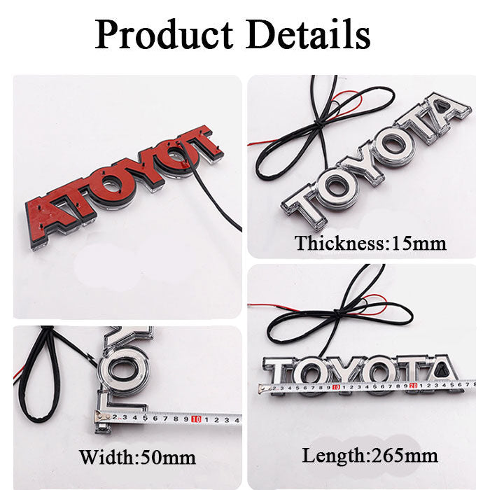 Toyota FJ Cruiser Dynamic Led Emblem (2007–2014/2023)