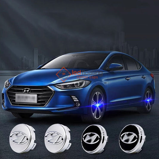 Hyundai Floating Center Caps 59mm for Stock Wheels
