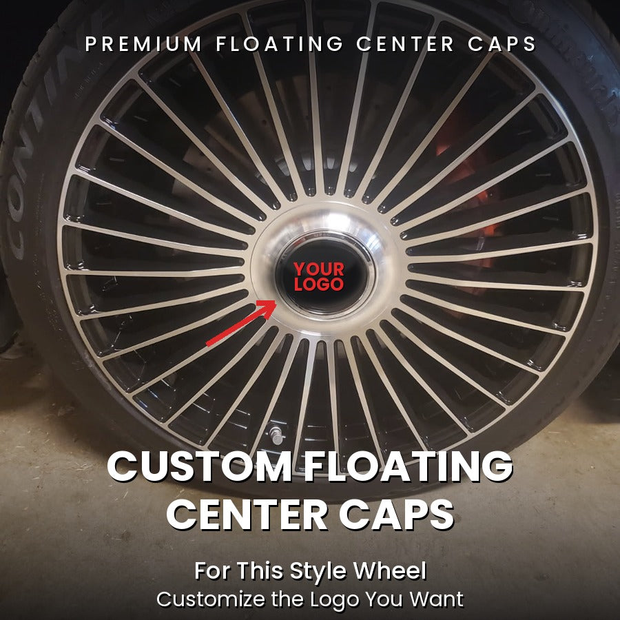 Custom Floating Center Caps for Niche Wheels – Your Logo