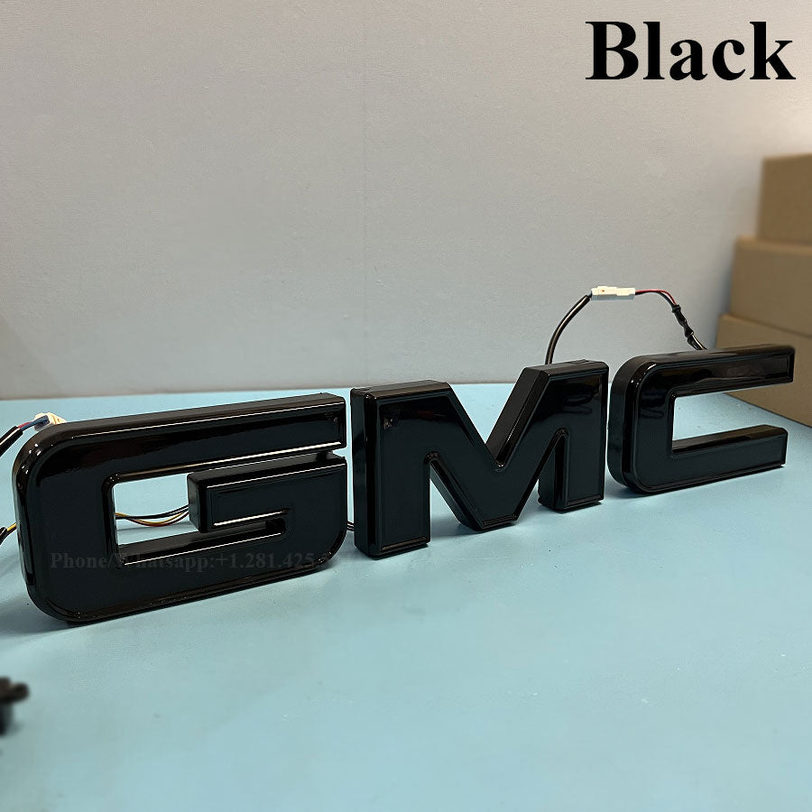 Dynamic Light up GMC Emblem for Sierra 1500 2500 HD 3500 HD (2019-2025)