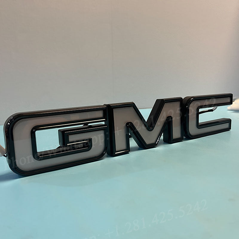 Dynamic Light up GMC Emblem for Sierra 1500 2500 HD 3500 HD (2019-2025)
