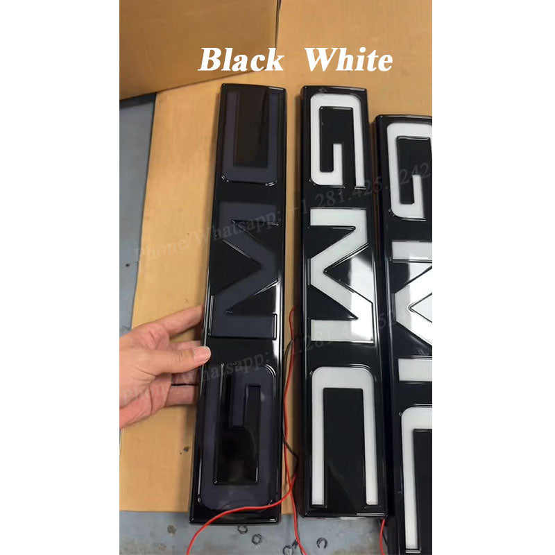 Dynamic Light up GMC Emblem for Sierra 1500 2500 HD 3500 HD (2019-2026)