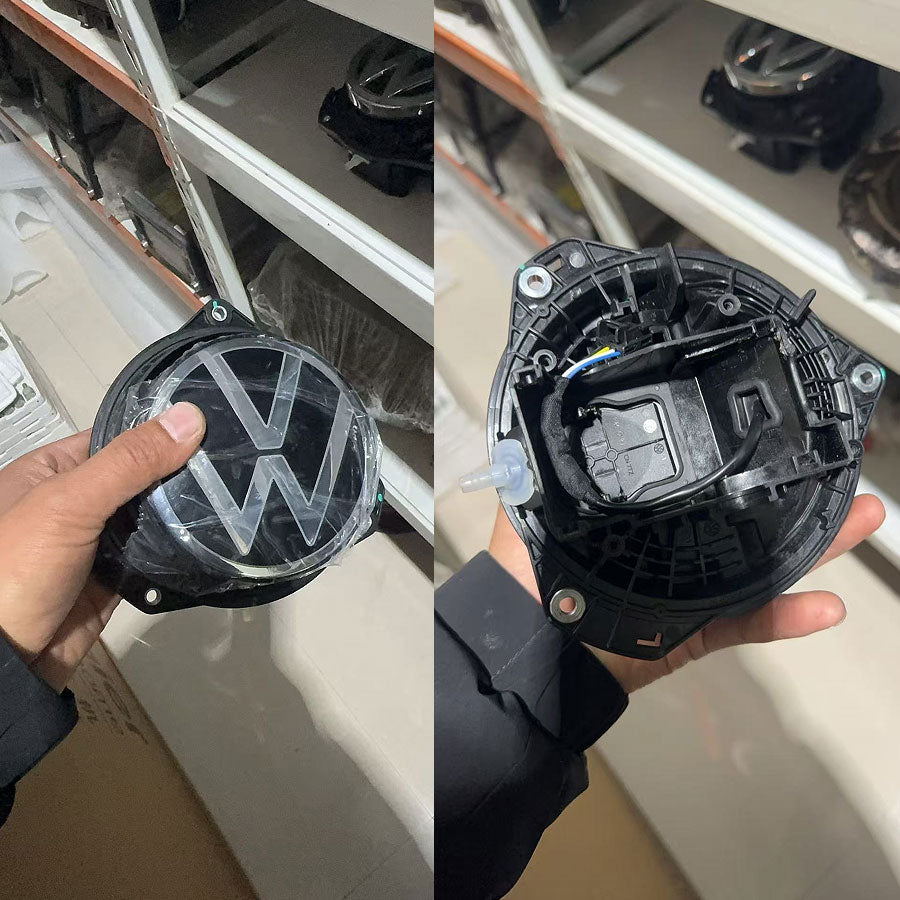 VW Rear Red LED Emblem For Vehicles with Flip-Style Reverse Cameras