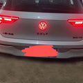 VW 110mm Rear Red LED Emblem Assembly | For Flip-Style Latches (Non-Camera Models)