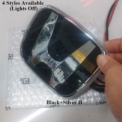 Dual-Color Honda LED Emblem Kit (Front & Rear)