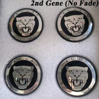 Jaguar Floating Centre Caps 59mm for Original Rims (4PCS)