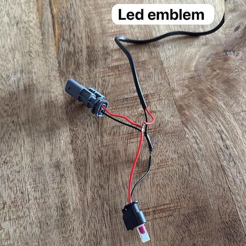 VW LED Bar Plug Connector for Easy VW LED Emblem Installation (Compatible with Original LED Bars)