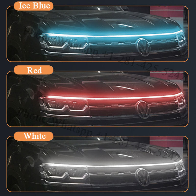 Dynamic LED Strips for Hood Edge or Grille