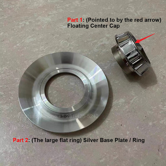 Custom Floating Center Caps Fits Mercedes Benz S Class W222 W223 Maybach 20" Rims