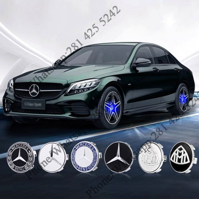 Custom Floating Center Caps  For Mercedes GLC Coupe (2024) Original Rims