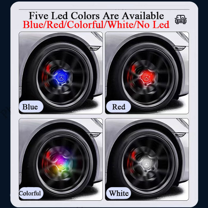 Custom Mercedes Floating Center Caps – Fits C-Class Original Wheels (C300, C43, C63 AMG) 2022-2025