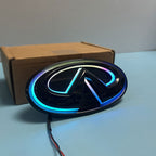 New RGB Infiniti Q50 Led Emblem (2018-2024) (Bicolor)