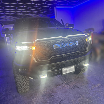 2nd Gene RGB Style Light up Ram Grill Letters Fit For Ram 1500 (2025-2026)