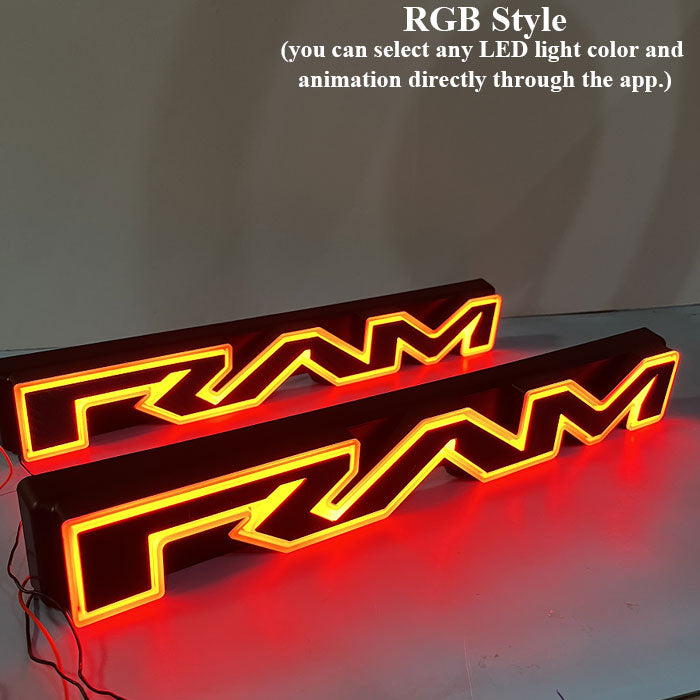 Ram 2500 Light up Emblem (2019-2024)  Dynamic or RGB Options Available