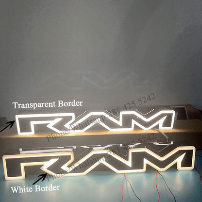 Dynamic Light up Ram Grill Letters Fit For Ram 1500 Laramie (2019-2025)